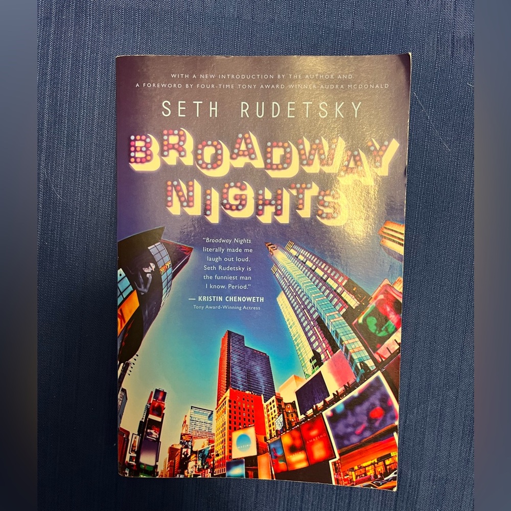 Paperback Broadway Nights by Seth Rudetsky, musical theatre, theatre kid book